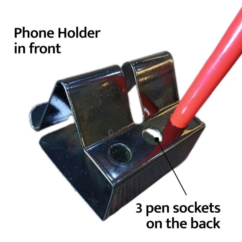 Mobile & Tablet Stand with 3 Pen Slots - Image 3