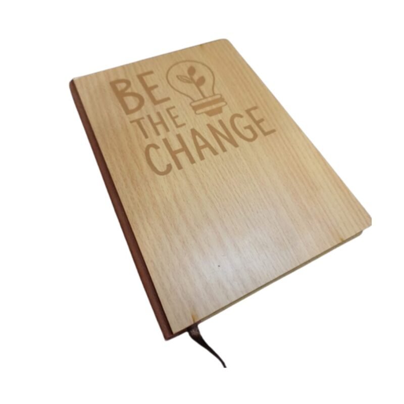 Fully Customizable Wooden Cover A5 Note Book - Image 3