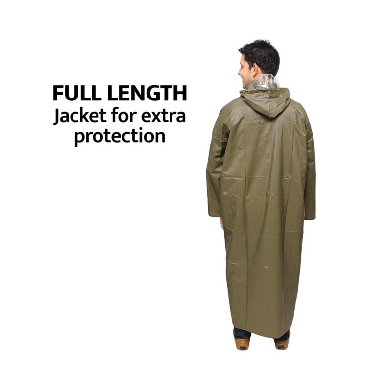 Raincoat Jacket with Hood - Image 2