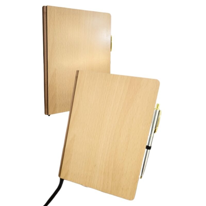 Fully Customizable Wooden Cover A5 Note Book