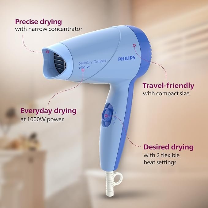 Philips HP8100/60 Compact Hair Dryer - Image 4
