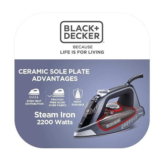 Black+Decker Steam Iron - Image 5