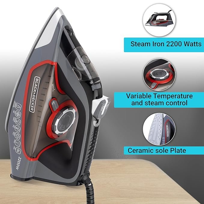 Black+Decker Steam Iron - Image 2