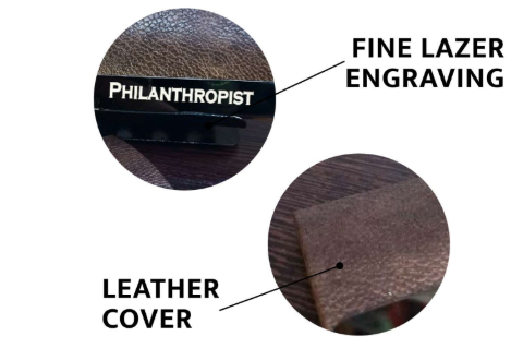 Premium Brown Leather Card Holder - Image 2