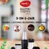Pigeon NUTRI MASTER 400 W Juicer Mixer Grinder