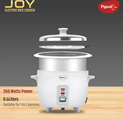 Pegion Electric Rice Cooker 350Watt, White - Image 4