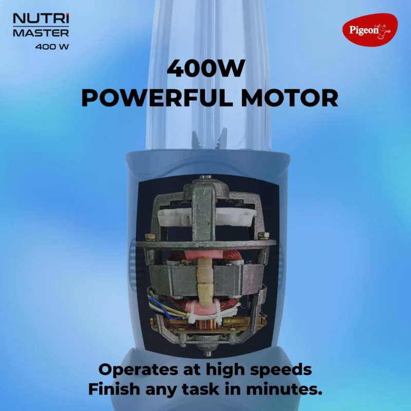 Pigeon NUTRI MASTER 400 W Juicer Mixer Grinder - Image 2