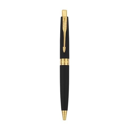 Parker Aster Matte Black |Gold Trim |Ball Pen