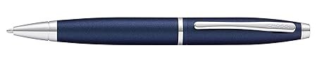 Cross Calais Matte Metallic Midnight Blue Ballpoint Pen in Self-Serve Packaging - Image 2