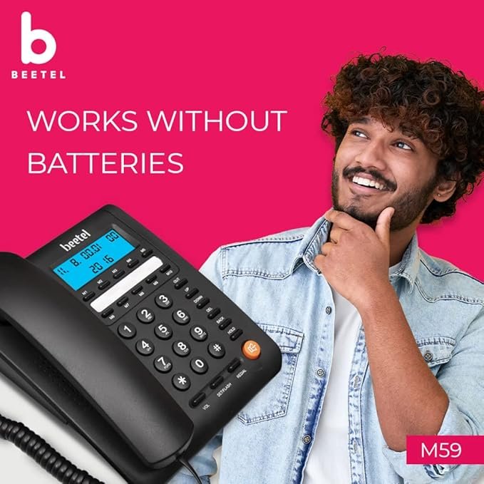 Beetel M59 Caller Id Corded Landline Phone - Image 2