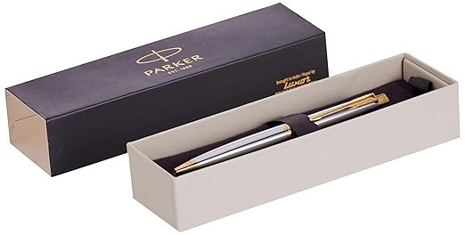 Parker Aster Shiny Chrome |Chrome Trim |Ball Pen - Image 2