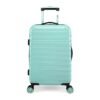 iFLY Fibertech Checked ABS/PC Lightweight Fashionable Hardside Trolley Bag