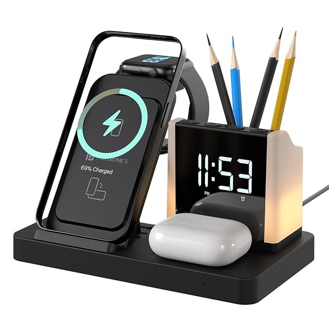 Portronics HexaCharge 6in1 15W Fast Magnetic Wireless Charging