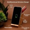 Wangari Maple Bamboo Multi-Function Wireless Charger - Image 3