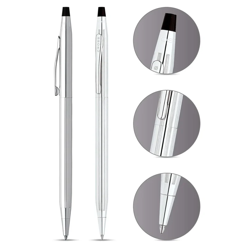 Cross Classic Century Chrome Ballpoint Pen -3502 - Image 3