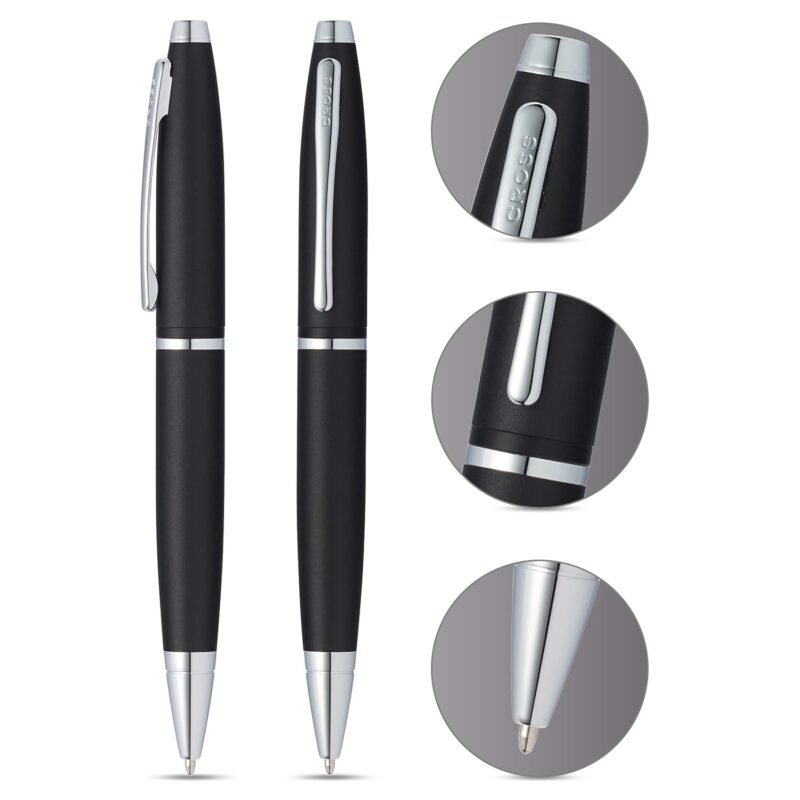 Cross Calais Matte Black Ballpoint Pen in Gift Box (AT0112-14) - Image 3
