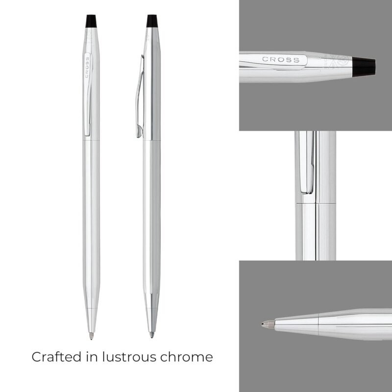 Cross Classic Century, Satin Chrome, Ballpoint Pen (AT0082-14) - Image 3