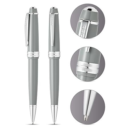 Cross Bailey Light Polished Gray Resin Ballpoint Pen - Image 3