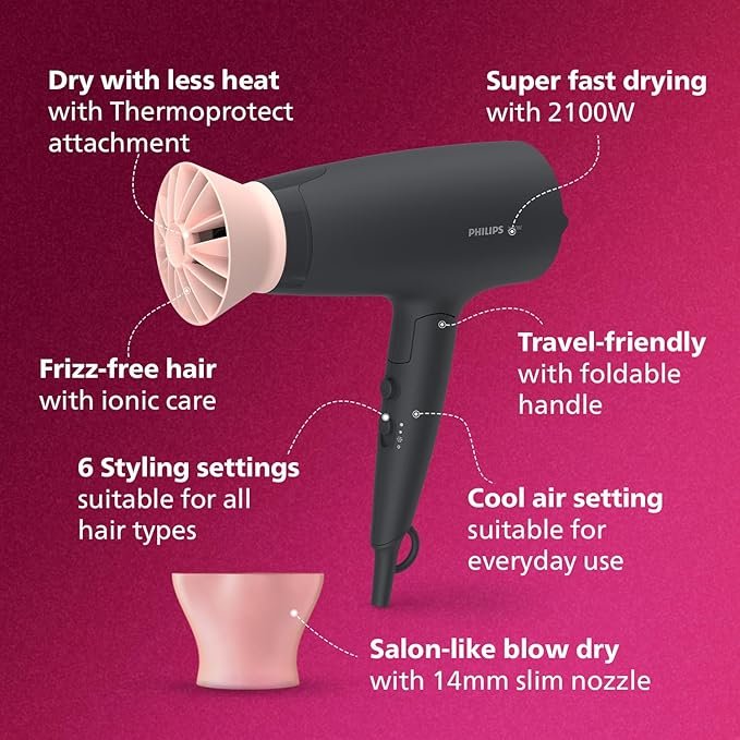 Philips Hair Dryer - Image 3