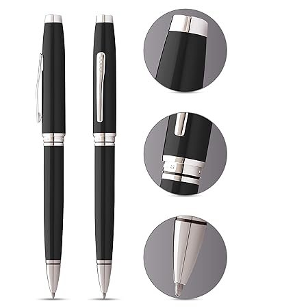 Cross AT0662-6 Coventry Ballpoint Pen Black with Chrome Trims - Image 3
