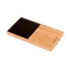 Wangari 15W Willow Bamboo 2-in-1 Multifunctional Wireless Charger with Cup Warmer