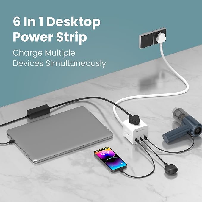 Portronics 20W Volt 20 High Speed Smart Desktop Charger - Image 3
