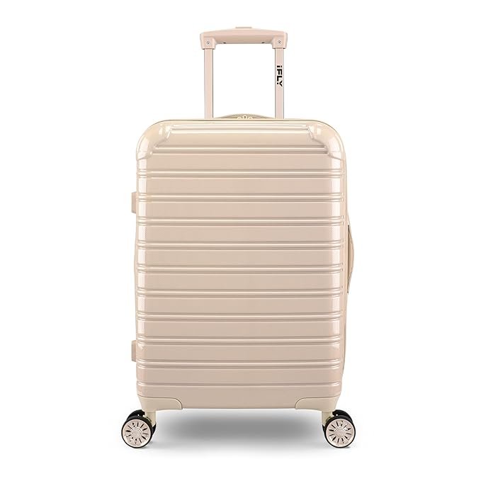 iFLY Fibertech Checked ABS/PC Lightweight Fashionable Hardside Trolley Bag