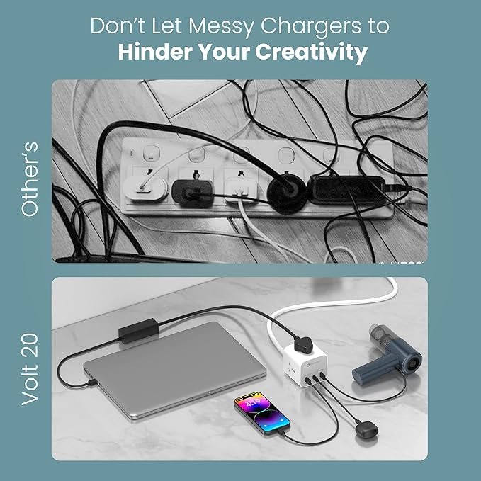 Portronics 20W Volt 20 High Speed Smart Desktop Charger - Image 2