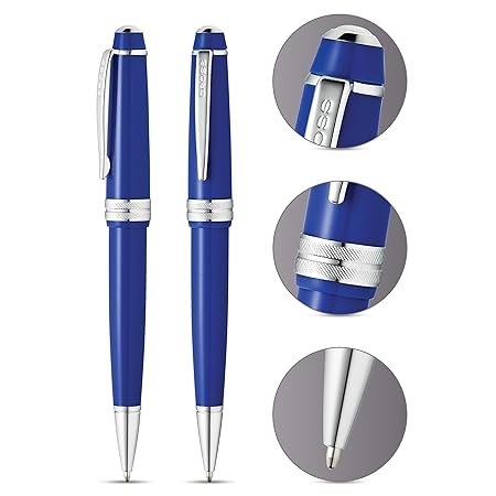 Cross Bailey Light Polished Blue Resin Ballpoint Pen - Image 3