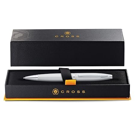 Cross Calais Satin Chrome Ballpoint Pen in Gift Box (AT0112-16) - Image 2
