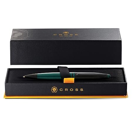 Cross Calais Matte Green Black Lacquer Ballpoint Pen AT0112-25 - Image 2