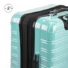 iFLY Fibertech Checked ABS/PC Lightweight Fashionable Hardside Trolley Bag - Image 2