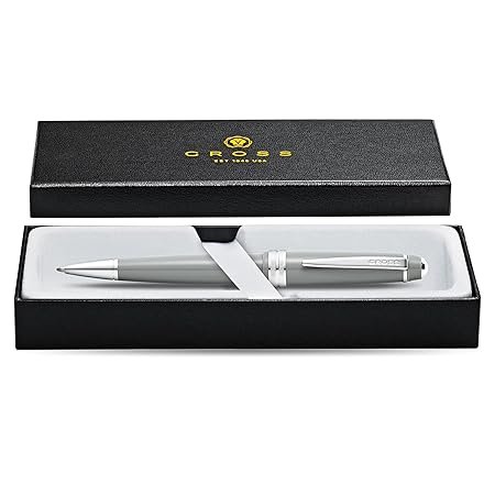 Cross Bailey Light Polished Gray Resin Ballpoint Pen - Image 2