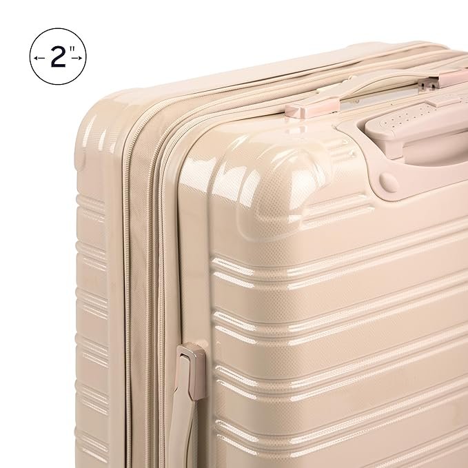 iFLY Fibertech Checked ABS/PC Lightweight Fashionable Hardside Trolley Bag - Image 2