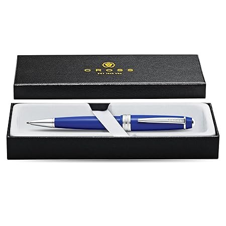 Cross Bailey Light Polished Blue Resin Ballpoint Pen - Image 2