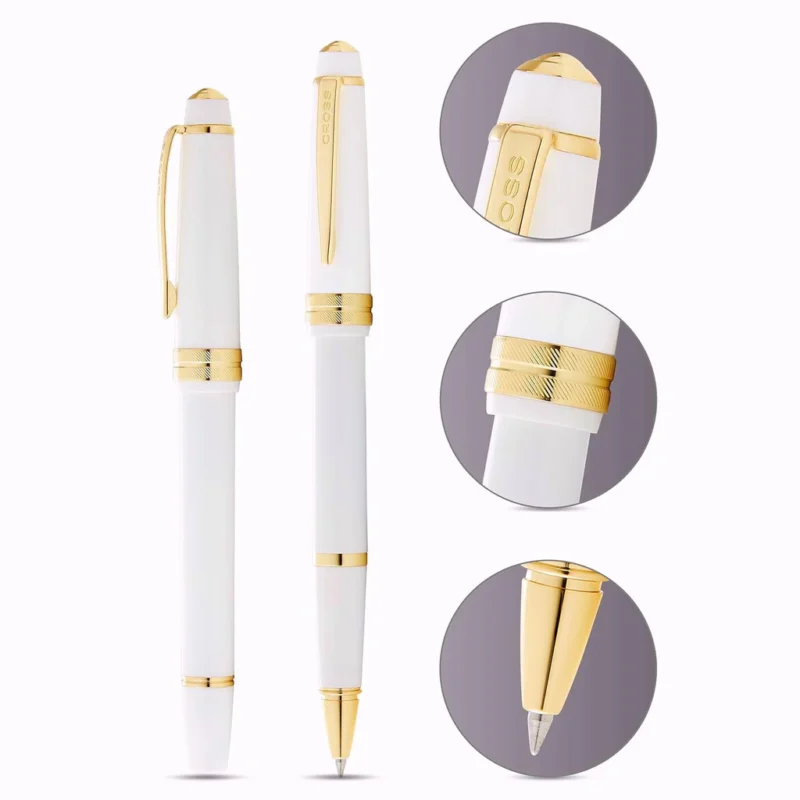 Cross Bailey Light White GT Roller Ball Pen AT0745-10 - Image 2