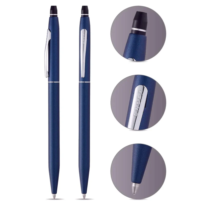 Cross Click Midnight Blue CT Ballpoint Pen AT0622-121 - Image 3