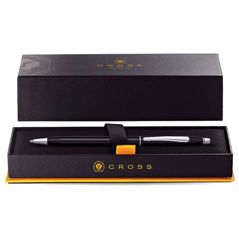 Cross Classic Century Black Lacquer CT Ballpoint Pen AT0082-77 - Image 2