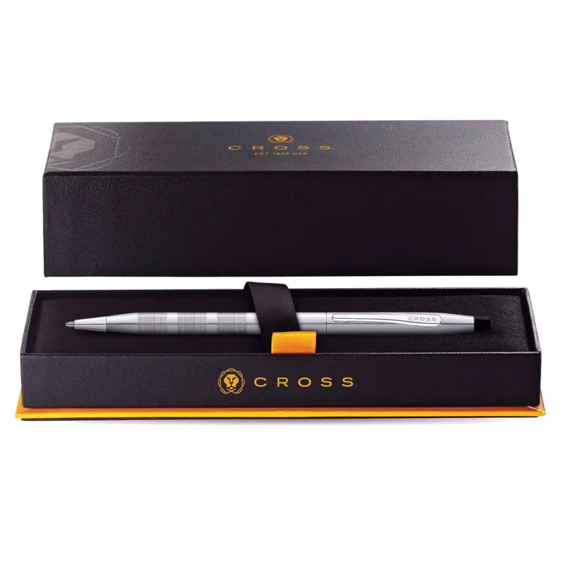 Cross Classic Century Satin Chrome CT Ballpoint Pen AT0082-14 - Image 2
