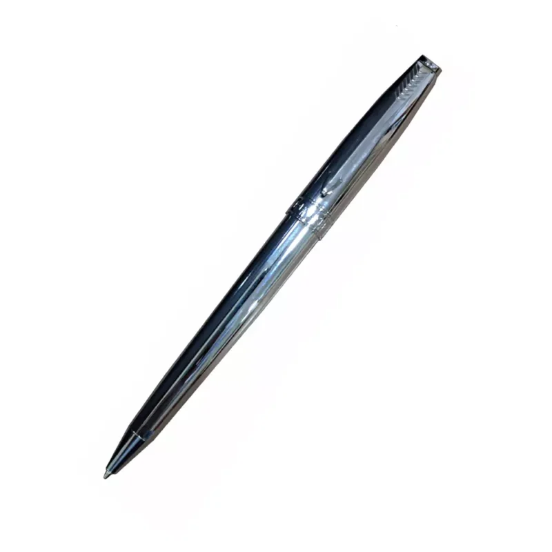 Parker FUSION Chrome Plated Shiny Chrome CT Ball Pen (Blue) - Image 2