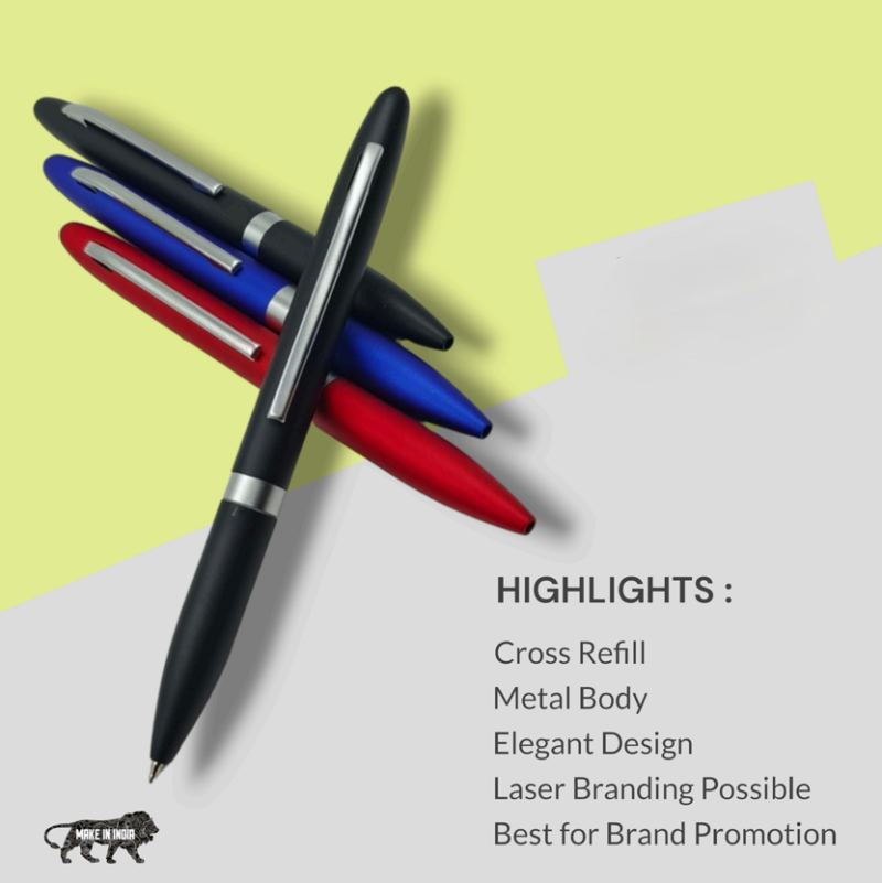 Cross refill metal body pen - Image 2