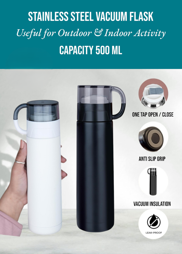 Stainless Steel Vacuum Flask - Image 2