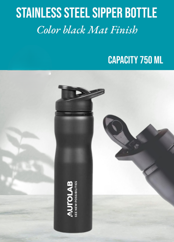 Stainless steel sipper bottle - Image 2