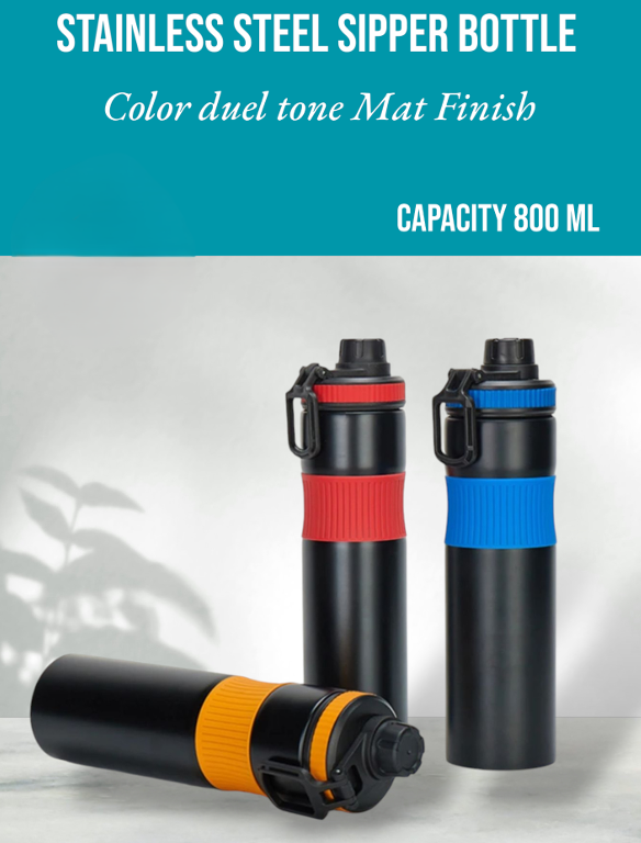 stainless steel sipper bottle - Image 2