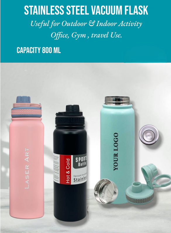 Stain Less Steel Flask - Image 2