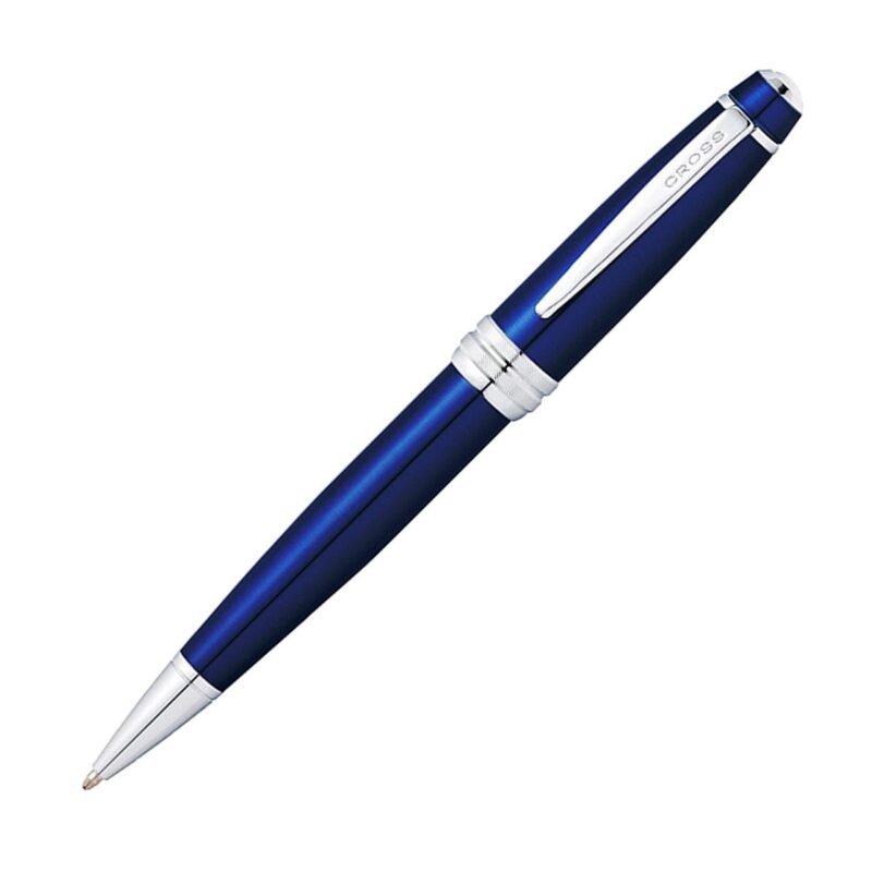 Cross Bailey Blue Lacquer Ballpoint Pen (AT0452-12)