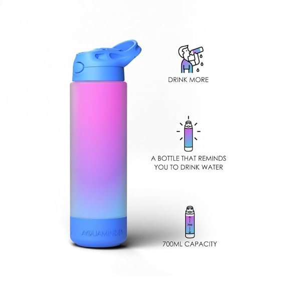 Aquaminder Water Bottle for Office Drink Reminder Smart Sipper Bottle - Image 4