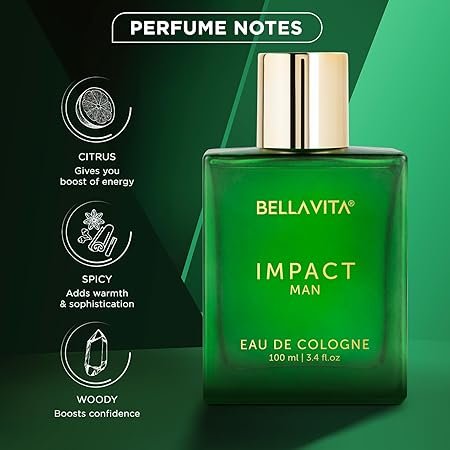 Bella Vita Luxury IMPACT MAN Eau De Cologne Perfume - Image 4