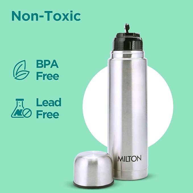 Milton Flip Lid 500 Thermosteel Vacuum Insulated Double Walled Flask - Image 3