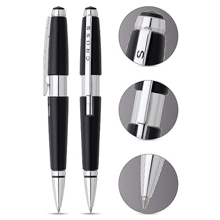 Cross Edge Roller Ball Pen, Jet Black - Image 3